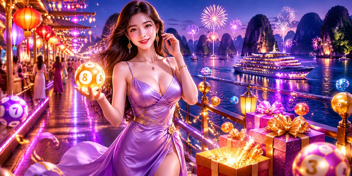 Vịnh Hạ Long ban đêm gợi bối cảnh giải trí số và chuyên mục xổ số trên 8xx